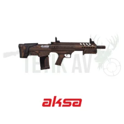 Aksa Crossfire T12 Bp-1205 Bullpup yarı otomatik pompalı 12 kalibre şarjörlü av tüfeği.