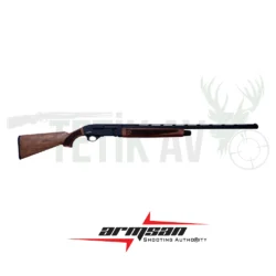 Armsan A612 10. Yıl serisi, siyah kasalı 12 kalibre yarı otomatik ceviz kundak av tüfeği.