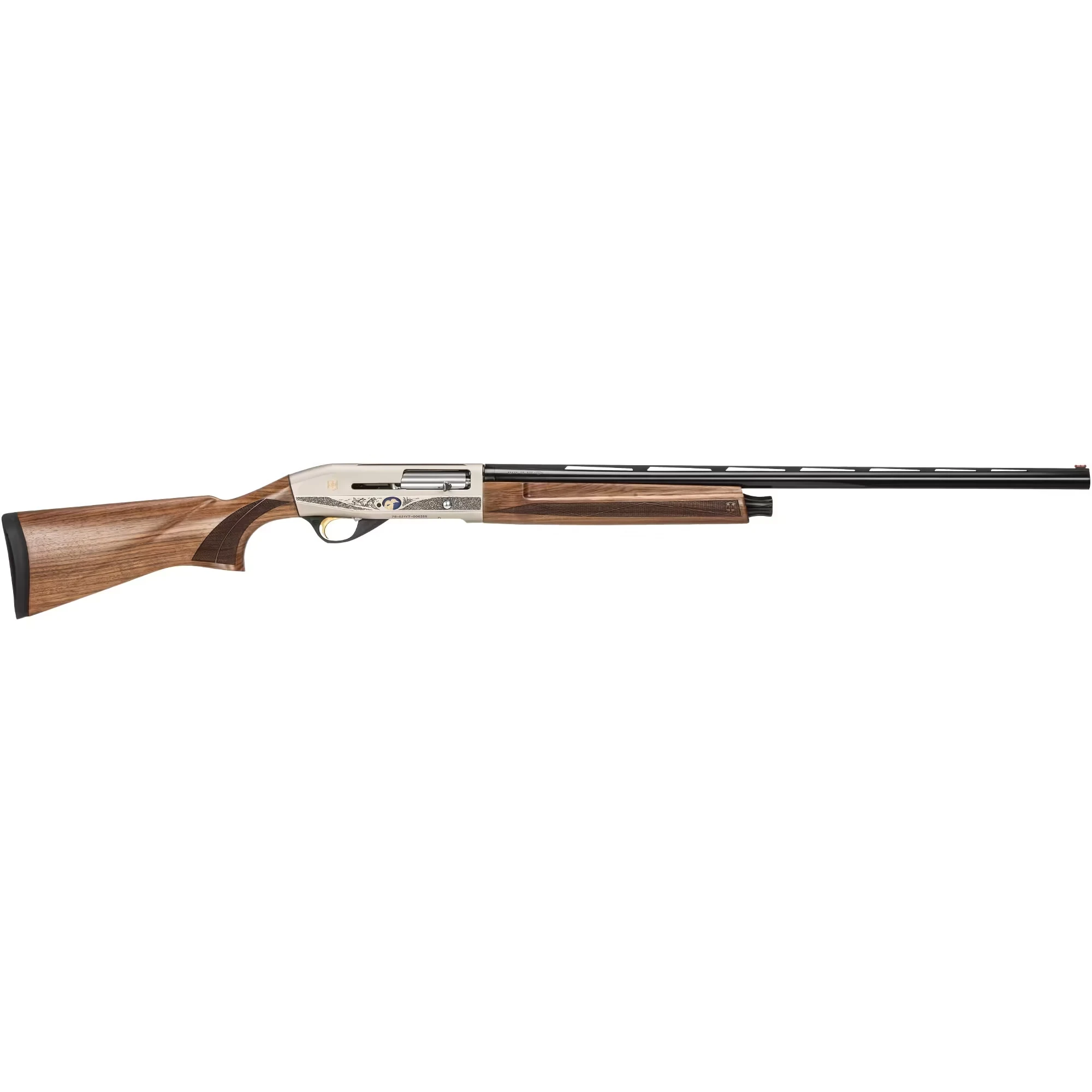 Ata Arms Neo Nikel 12 Kalibre Tüfek Ata Arms Neo nikel gravürlü ördek desenli 12 Kalibre yarı otomatik av tüfeği.