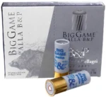 Yüksek tahribatlı B&P Big Game Palla 12 kalibre tek kurşun slug domuz av fişeği.