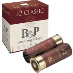 B&P F2 Classic 34 gram 12 kalibre av fişeği, yüksek performanslı ve isabetli av mühimmatı.