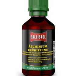 Ballistol 50 ml alüminyum silah karartma ve rötuş boyası ile çizikleri profesyonelce giderin.