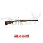 Benelli 828u Silver 12 kalibre süperpoze av tüfeği, yenilikçi çelik kilit sistemli İtalyan tasarımı.