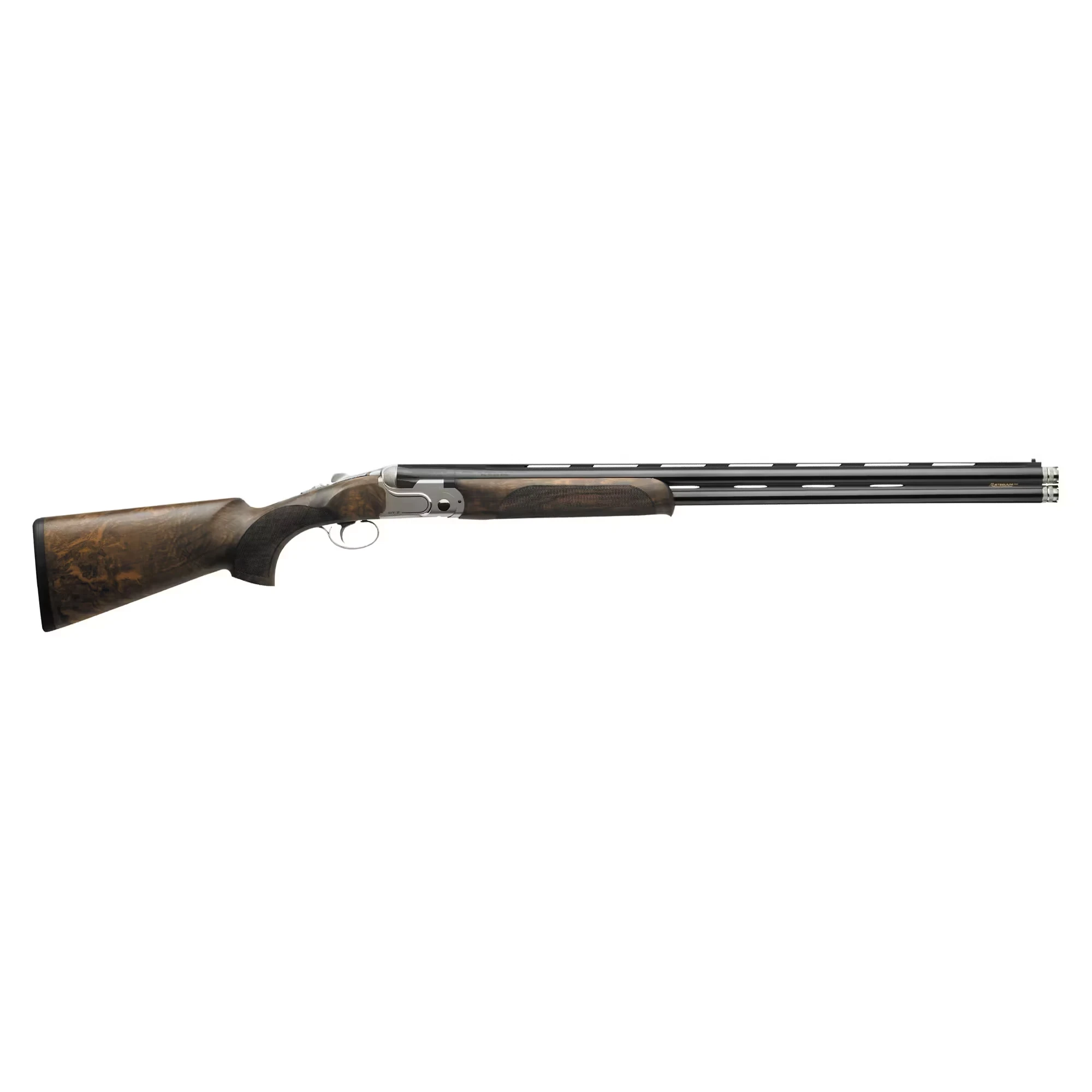 Beretta DT11 12 Kalibre Trap Tüfeği Beretta DT11 12 Kalibre süperpoze trap tüfeği, Steelium Pro namlu ve ceviz dipçik.
