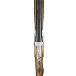 Beretta DT11 L Floral 12 Kalibre süperpoze trap tüfeği üst kasa ve selektör detayı.