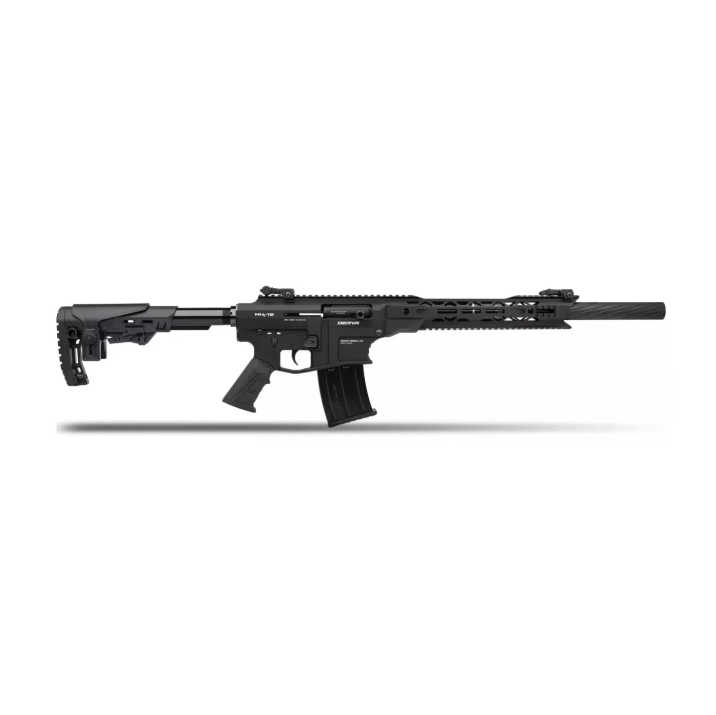 Derya MK-12 AS-101S 12 Kalibre yarı otomatik taktik şarjörlü av tüfeği.