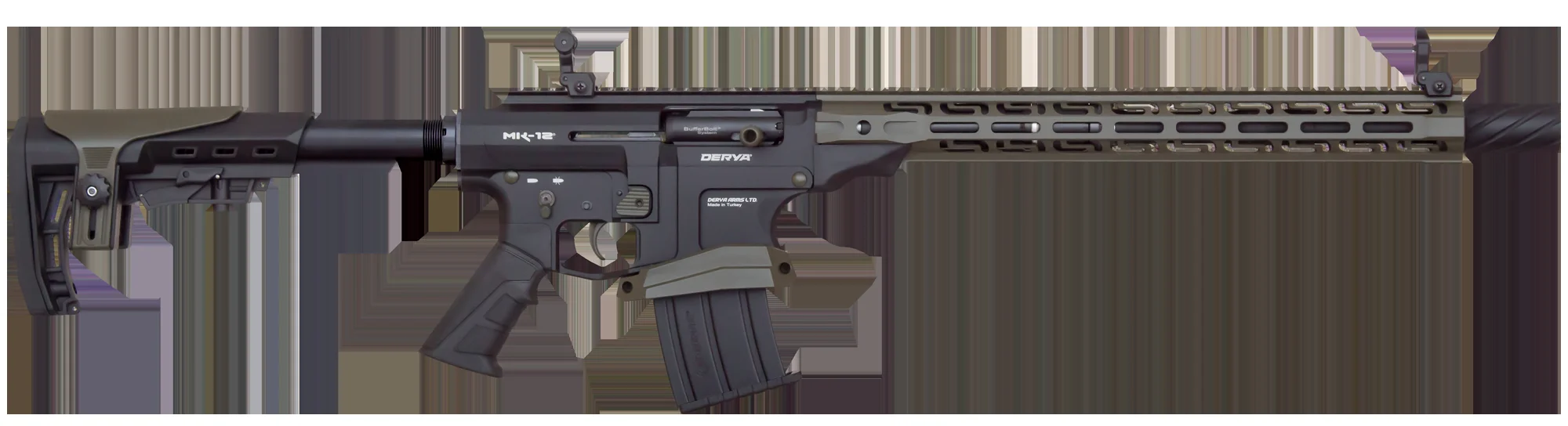 Derya MK-12 AS-103GP Şarjörlü Tüfek Derya MK-12 AS-103GP 12 Kalibre şarjörlü yarı otomatik taktik av tüfeği.