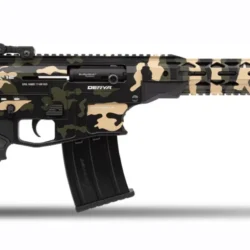 Derya MK-12 AS-150K çöl kamuflajlı 12 kalibre taktik şarjörlü av tüfeği.