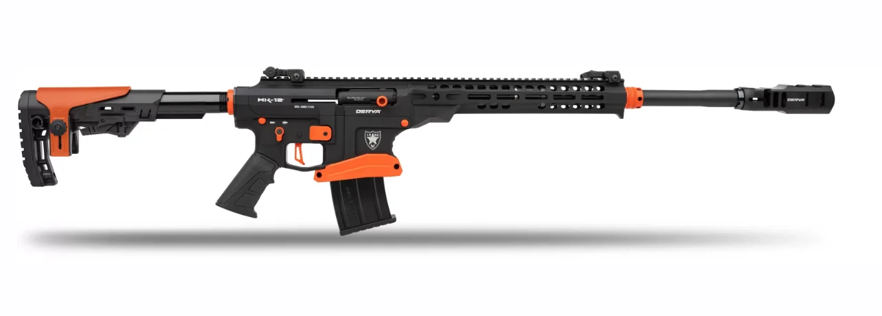 Derya MK-12 IPSC AS-200 12 kalibre şarjörlü yarı otomatik av tüfeği.