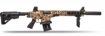 Derya MK-12 ST-164 Strike 12 Kalibre şarjörlü yarı otomatik taktik av tüfeği.