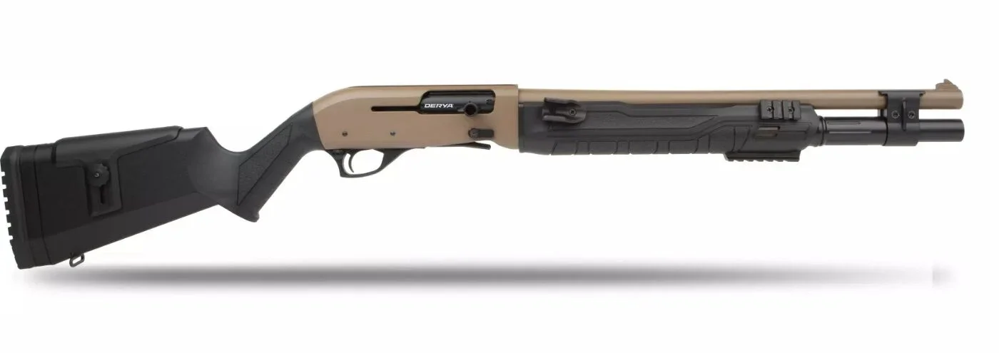 Derya XT-411C Tactical 12 Kalibre yarı otomatik av tüfeği özellikleri ve fiyatları.