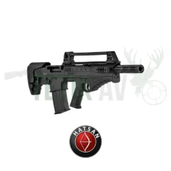 Hatsan Escort BTS 12 bullpup şarjörlü yarı otomatik 12 kalibre taktik av tüfeği.