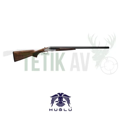 Huğlu 200 Ace GR4 12 kalibre tek tetik ejektörlü çifte av tüfeği.