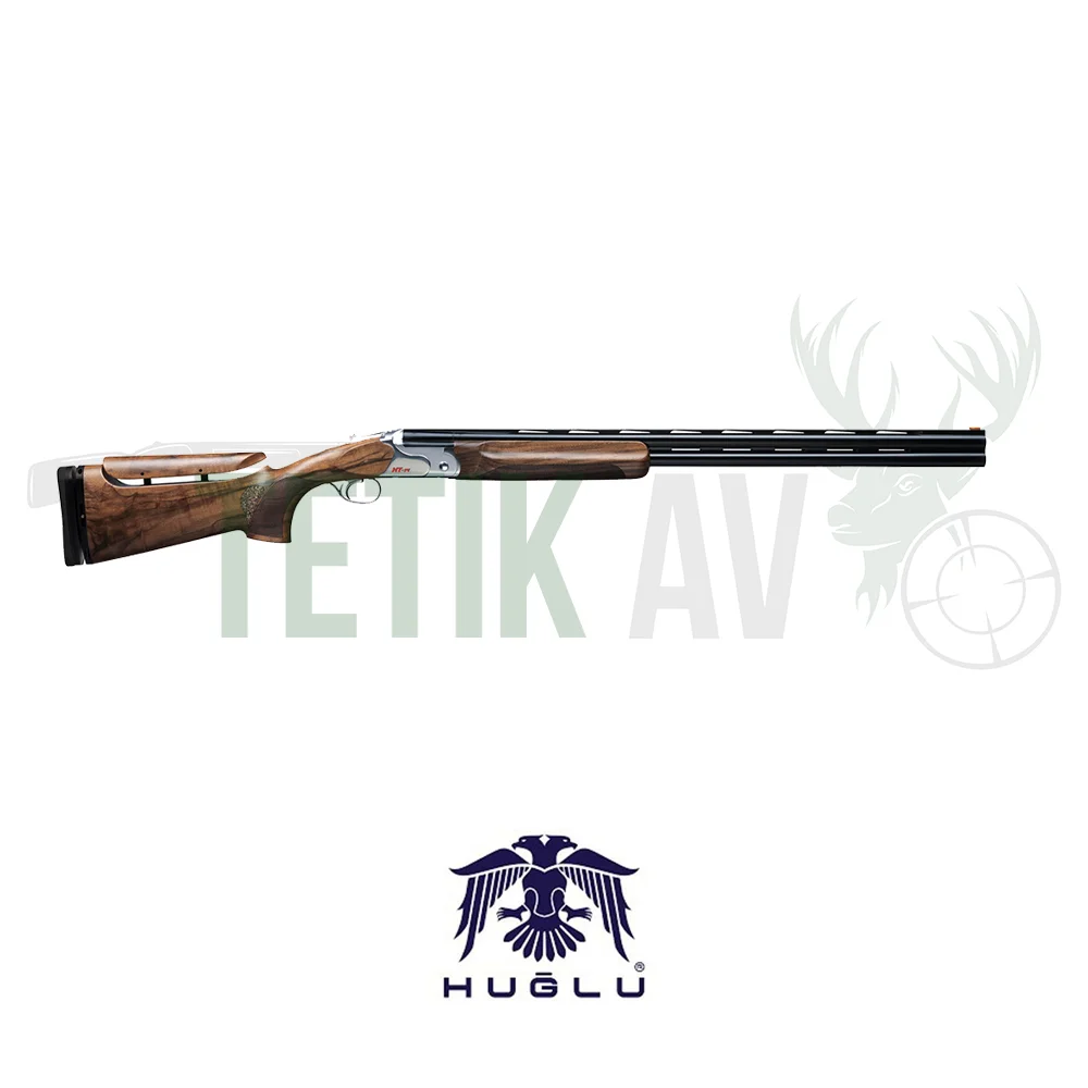 Huğlu HT-14 Beyaz Trap Tüfeği Huğlu HT-14 beyaz 12 kalibre süperpoze trap tüfeği sabit taban modeli, müsabakalar için.