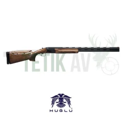 Huğlu HT-14 siyah 12 kalibre sabit tabanlı süperpoze trap tüfeği