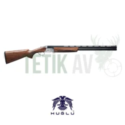 Huğlu Ventus GR2 gravürlü 12 kalibre süperpoze av tüfeği hafif çelik gövdeli yivsiz tüfek.