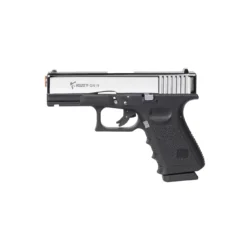 Kuzey GN-19 Krom 9mm yarı otomatik kurusıkı ses tabancası.