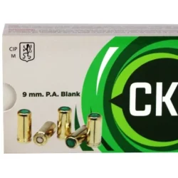 Özkursan 9mm P.A.K. CK9 Gold yüksek desibelli kurusıkı ses tabancası fişeği.