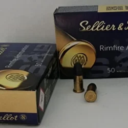 Sellier & Bellot .22 Short LRN 28 Grain tabanca ve yivli tüfek fişeği