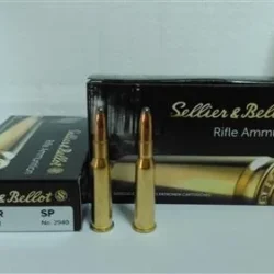 Sellier & Bellot 7.62x54R SP 180 Grain yivli tüfek fişeği, yüksek tahribatlı av mermisi.