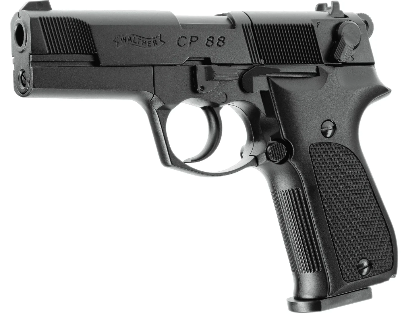 Umarex Walther CP88 4.5mm pellet atan tam metal CO2 havalı tabanca modeli.