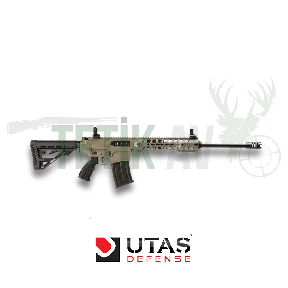 Utaş XTR-12 FDE Şarjörlü Av Tüfeği Utaş XTR-12 FDE 12 Kalibre şarjörlü yarı otomatik taktik av tüfeği.