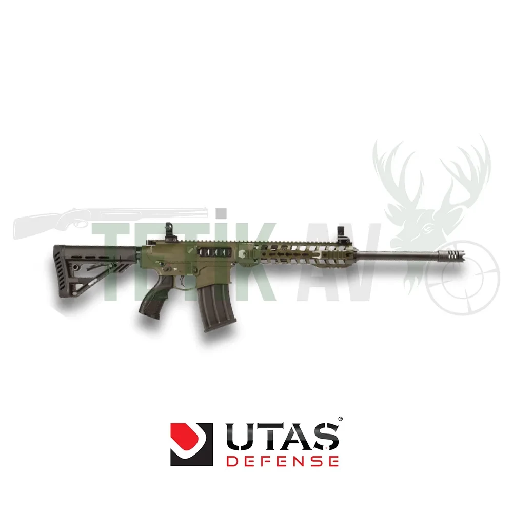 Utaş XTR-12 Od Green Av Tüfeği Utaş XTR-12 Od Green 12 Kalibre şarjörlü yarı otomatik taktik av tüfeği modeli.