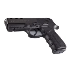 Zoraki 4918 9mm yarı otomatik kurusıkı ses tabancası, 18+1 kapasiteli polimer gövdeli taktik model.