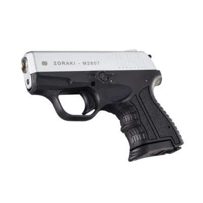 Zoraki M2807 9mm yarı otomatik mat krom kurusıkı ses tabancası