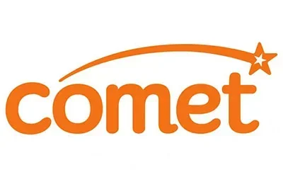 Comet resmi logosu, yüksek performanslı Red Dot nişangah ve optik sistemler.