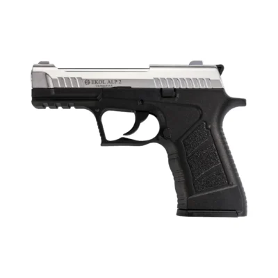 Ekol Alp 2 9mm Kalibre yarı otomatik kurusıkı ses tabancası, polimer gövde.