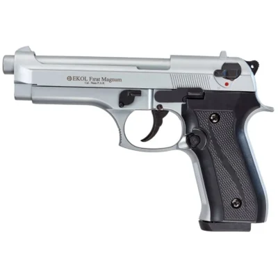 Ekol Aras Compact 9mm yarı otomatik beyaz kurusıkı ses tabancası fiyatları ve özellikleri.
