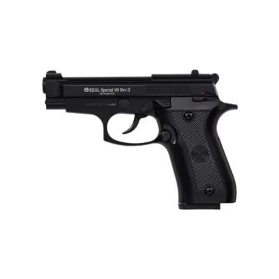 Ekol Aras Magnum 9mm yarı otomatik siyah kurusıkı ses tabancası.