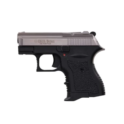 Ekol Botan 9mm Kalibre mini kurusıkı ses tabancası füme modeli.