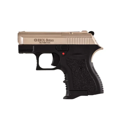 Ekol Botan 9mm mini kurusıkı ses tabancası, saten renkli taktik model.