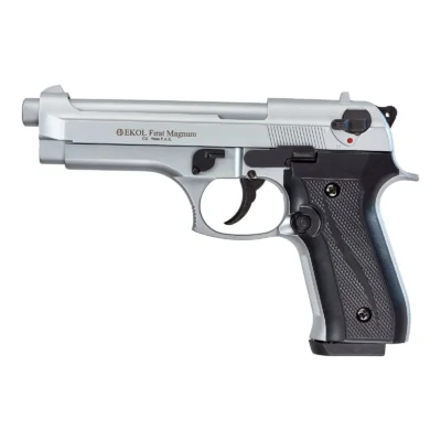 Ekol Fırat Magnum 9mm kurusıkı ses tabancası saten renk seçeneği.