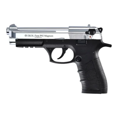Ekol Fırat P92 Magnum 9mm yarı otomatik kurusıkı tabanca parlak beyaz.