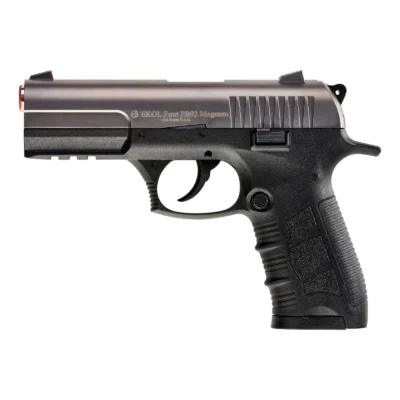 Ekol Fırat PB92 9mm yarı otomatik kurusıkı ses tabancası, füme renk seçeneği.