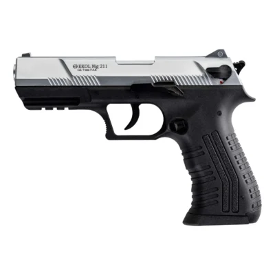 Ekol Nig 211 9mm beyaz kurusıkı ses tabancası, taktik eğitim ve outdoor savunma simülasyonları.