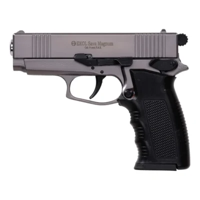 Ekol Sava Magnum 9mm yarı otomatik füme kurusıkı ses tabancası.