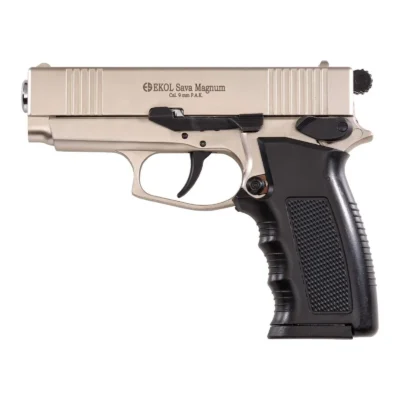 Ekol Sava Magnum 9mm yarı otomatik kurusıkı ses tabancası saten model