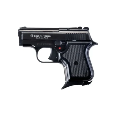Ekol Tuna 8mm mini kurusıkı ses tabancası modeli, kompakt tasarımı ve güvenilir mekanizması.
