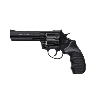 Ekol Viper 3 inç namlulu 9mm mat siyah toplu kurusıkı ses tabancası.