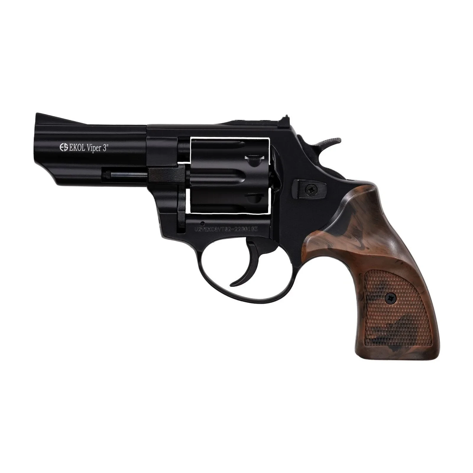 Ekol Viper 4.5 inç 9mm Kurusıkı Ekol Viper 4.5 inç 9mm 6 patlar toplu kurusıkı ses tabancası siyah model