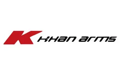 Khan Arms'ın resmi logosu, yüksek kaliteli av tüfekleri ve ateşli silahlar sektörünü temsil eder.