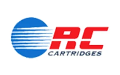 RC Cartridges logosu, yüksek performanslı av ve spor fişekleri mühimmat üreticisi.