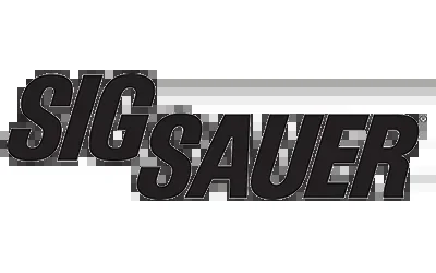 Sig Sauer resmi marka logosu: Yüksek performanslı ateşli silahlar ve optik sistemler.